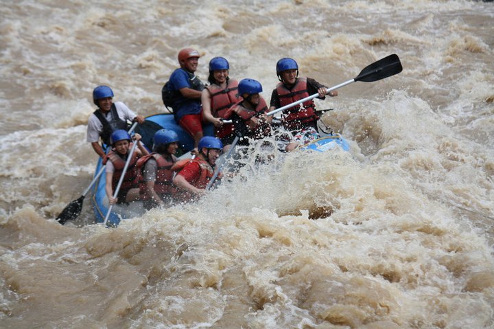 White water rafting in Padas River, Sabah Borneo