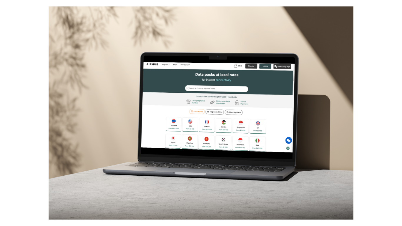 Airhub eSIM Review: The Best eSIM Provider for the most Flexible Plan