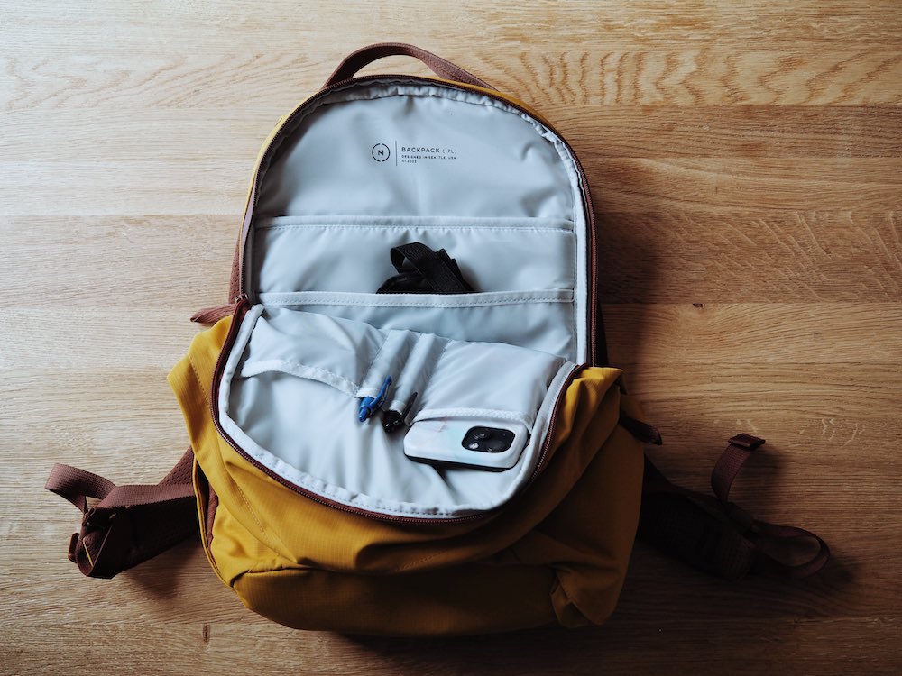 The Moment Everything Backpack laptop and tablet sleeve
