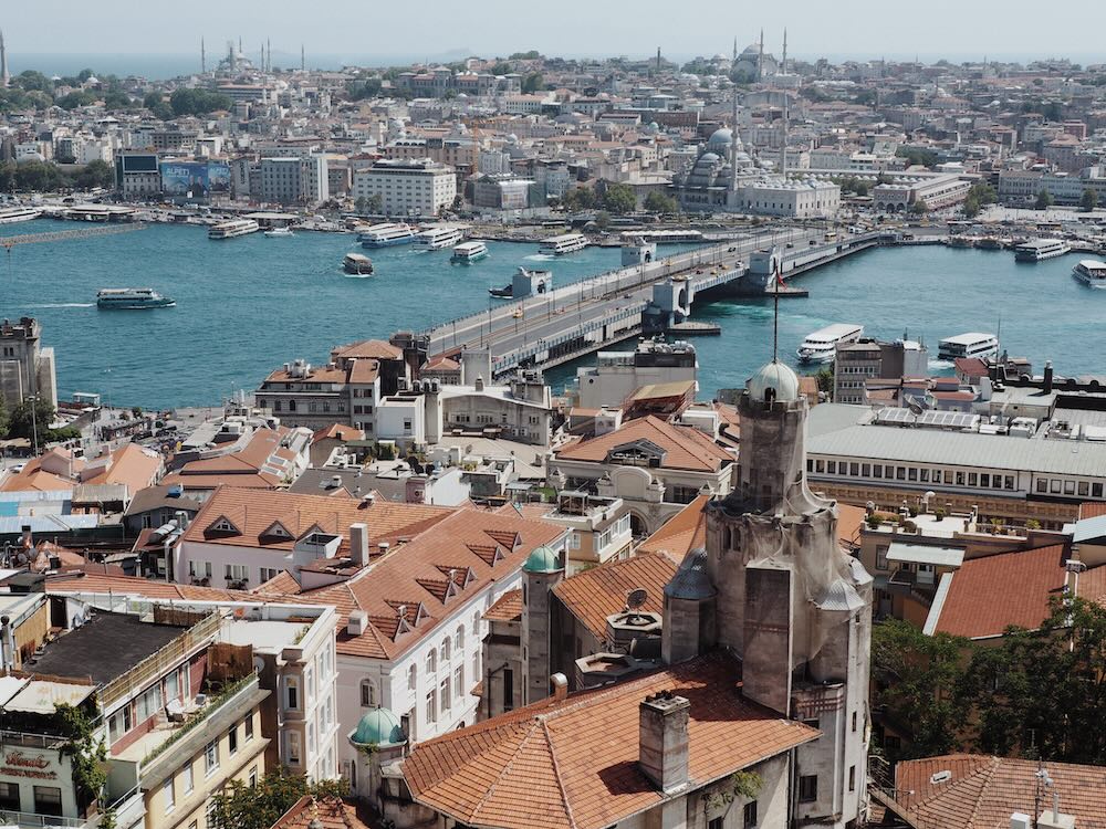 Seafood Dinner at the Galata Bridge