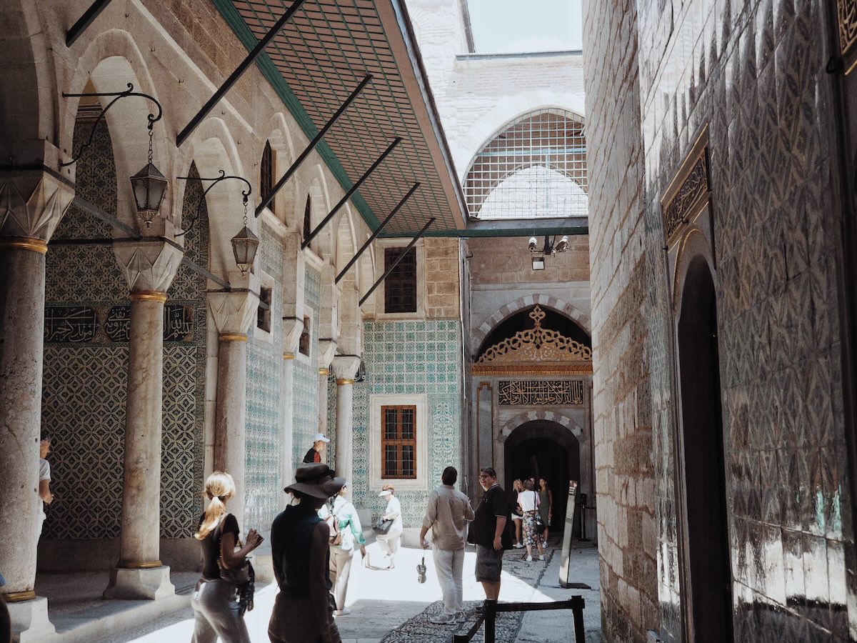 The Topkapi Palace entrance.