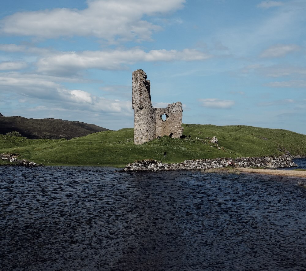 Ardvrek Castle, North Coast 500, Scotland Ardvrek Castle along the North Coast 500 of Isle of Skye