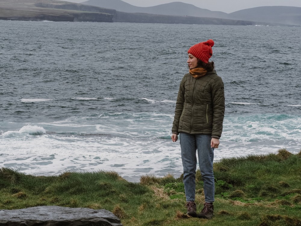 Downpatrick Head along the Wild Atlantic Way in the Irish West Coast